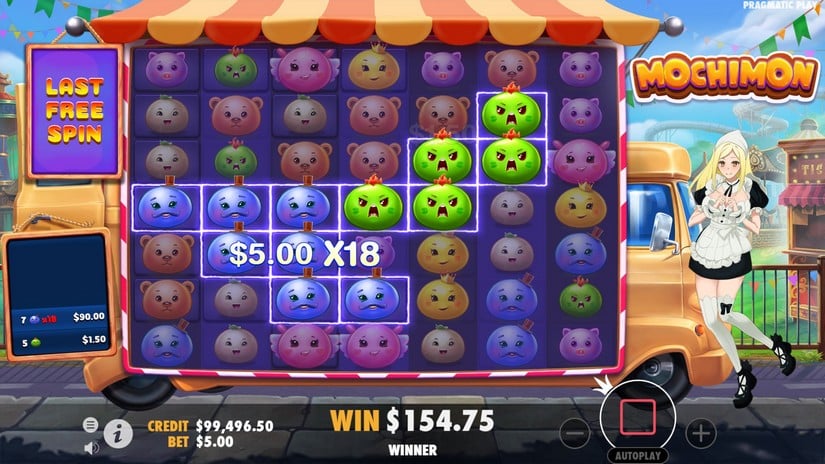 Mochimon slot screen 7