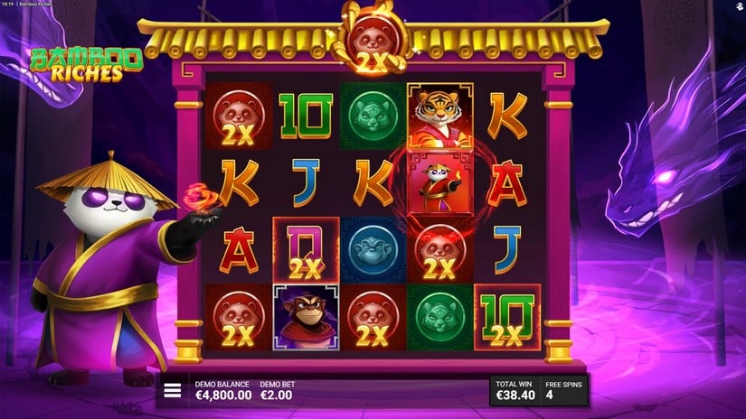 Bamboo Riches slot screen 4