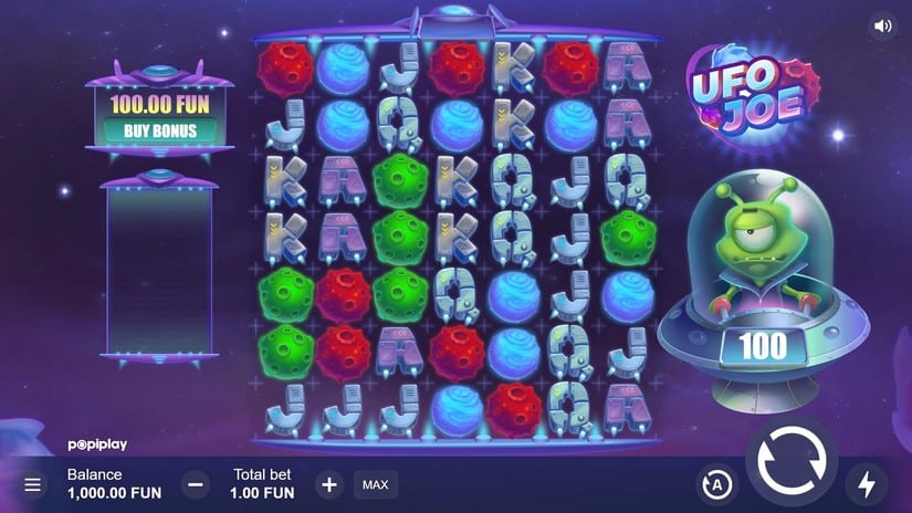 UFO Joe slot screen 1