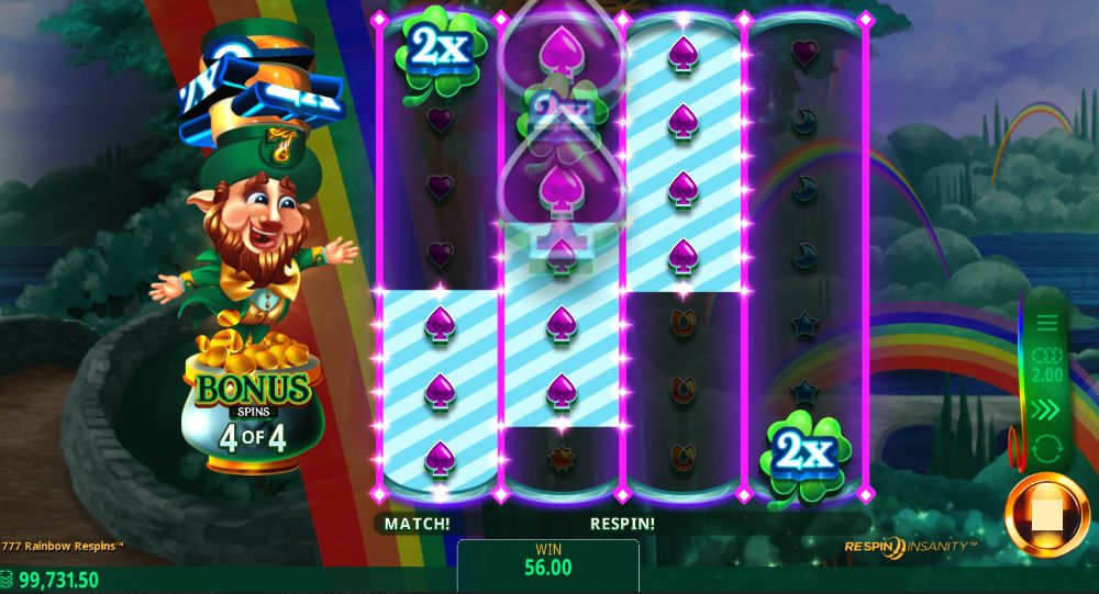 777 Rainbow Respins free slot play