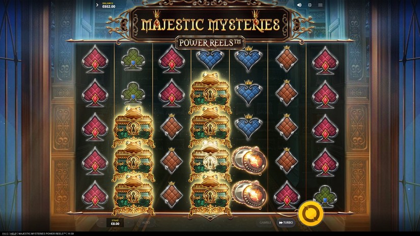 Majestic Mysteries Power Reels slot screen 5