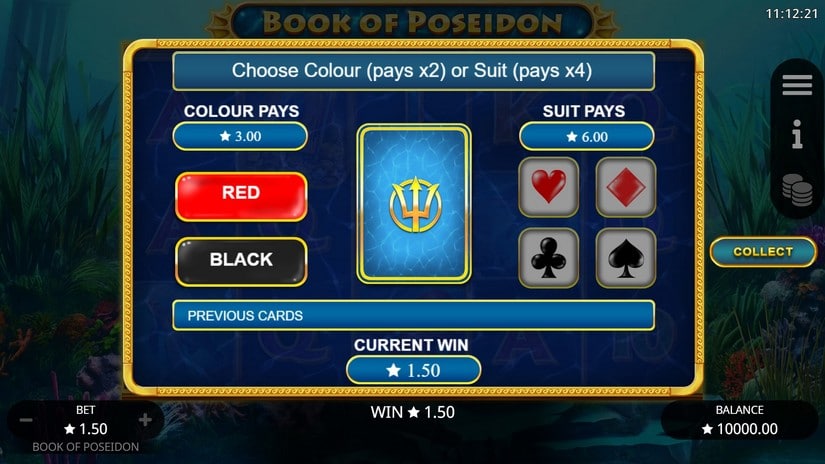 Book of Poseidon slot screen 3