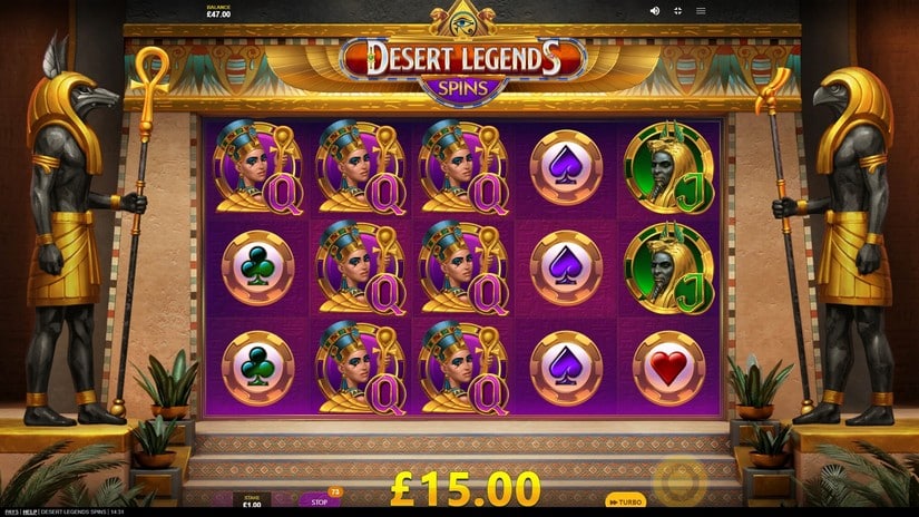 Desert Legends Spins slot screen 4