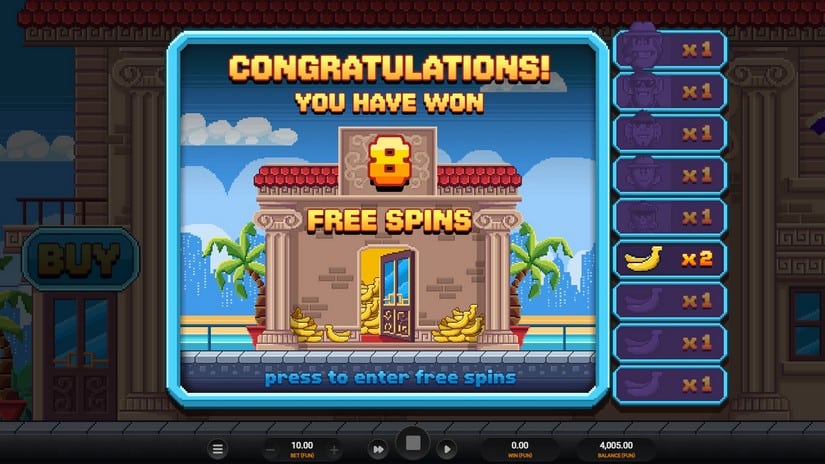 Banana Town slot screen 4