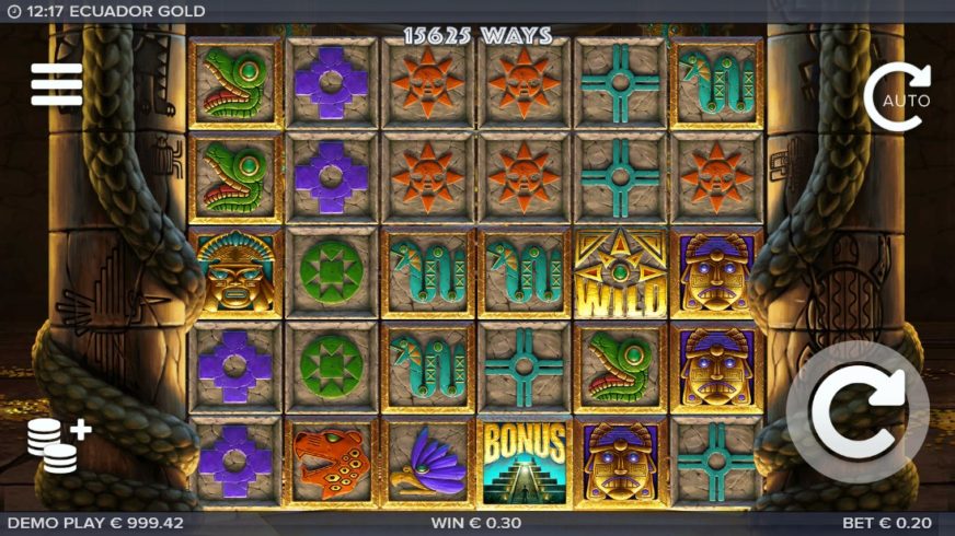 Ecuador Gold slot screen 2