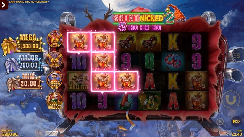 Saint Nicked 2 slot screen 5