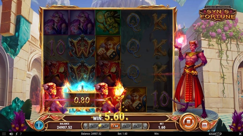 Tales of Mithrune Syn’s Fortune slot screen 3