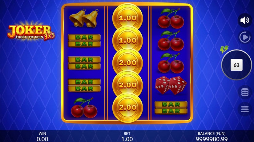 3×5 Joker: Hold The Spin slot screen 3