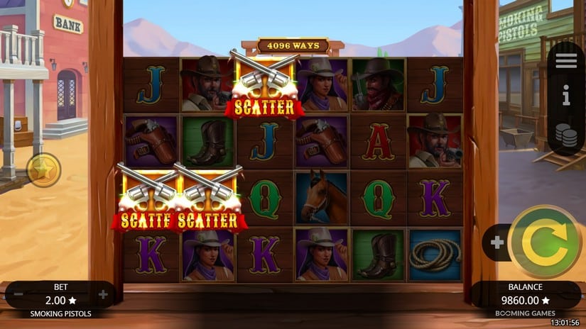Smoking Pistols slot screen 2