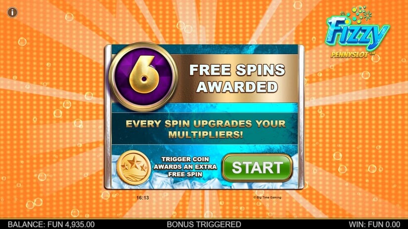 Fizzy Pennslot slot screen 2