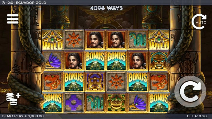 Ecuador Gold slot screen 1