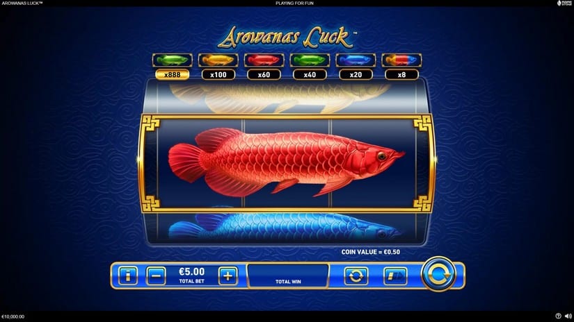 Arowanas Luck slot screen 1