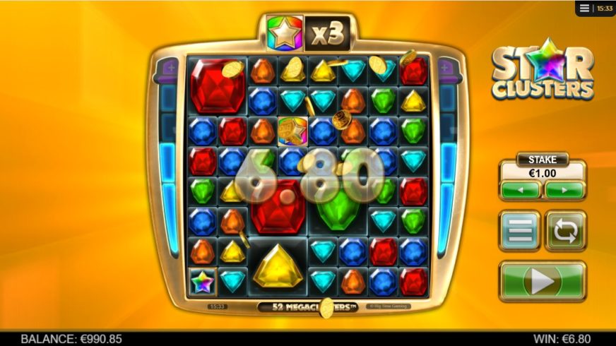 Star Clusters Megaclusters slot screen 2