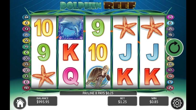 Dolphin Reef slot screen 2