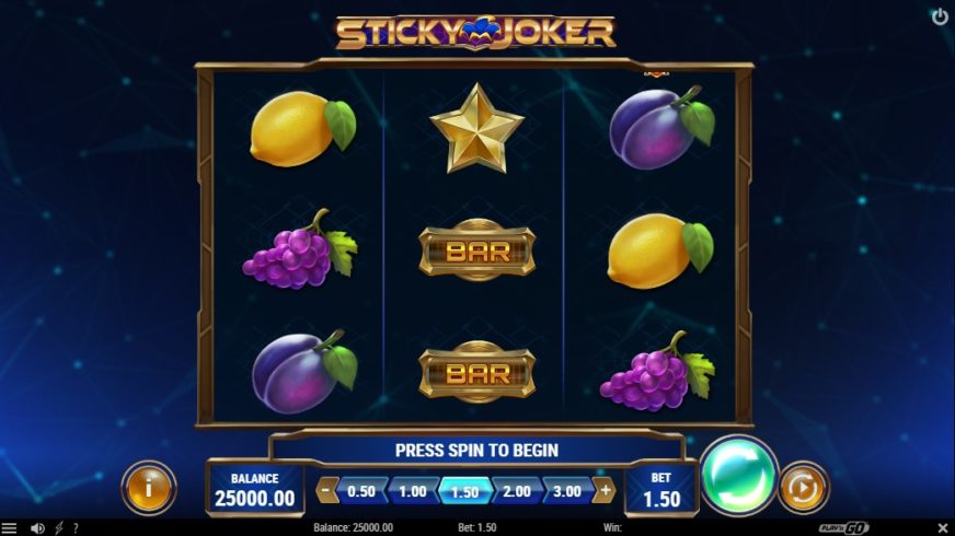Sticky Joker slot screen 1