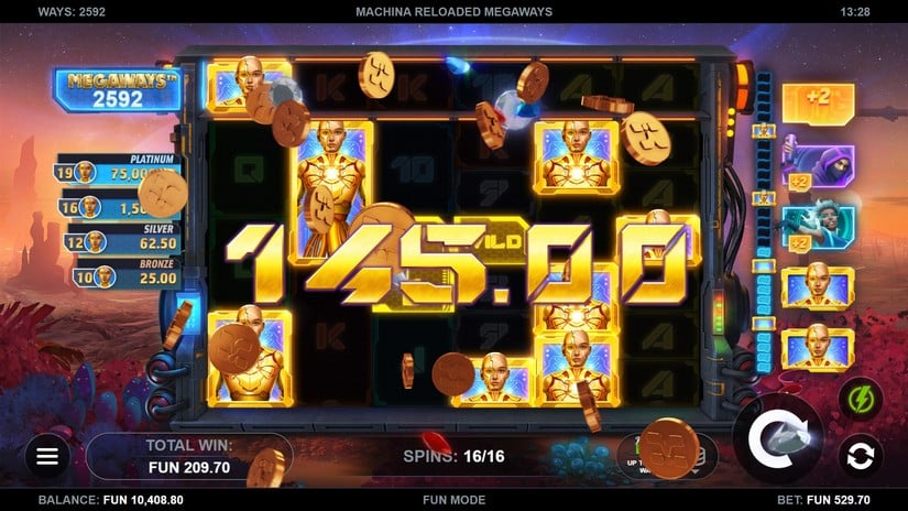 Machina Reloaded Megaways slot screen 7