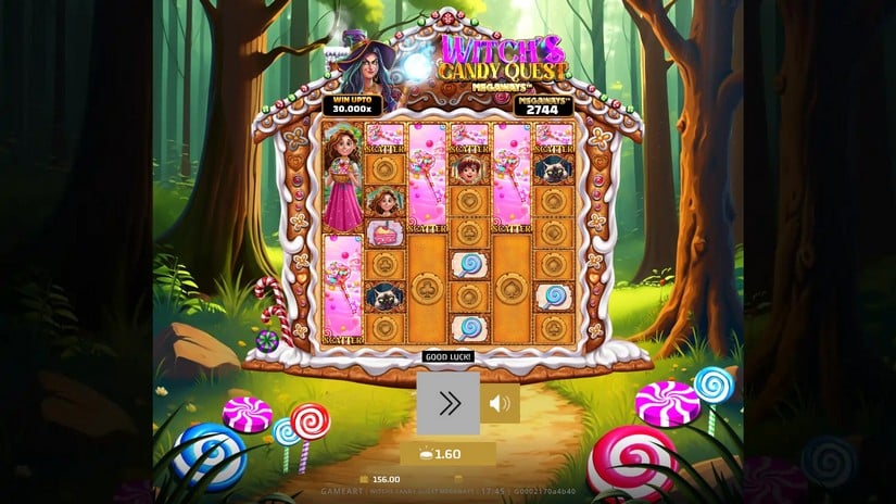 Witch’s Candy Quest Megaways slot screen 2