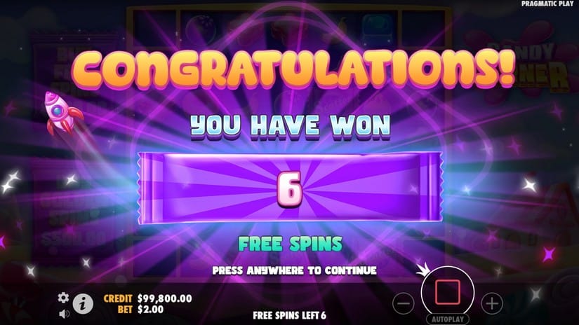 Candy Corner slot screen 3