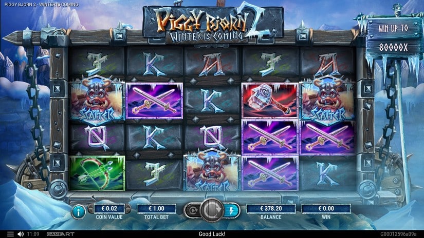 Piggy Bjorn 2 — Winter is Coming slot screen 4