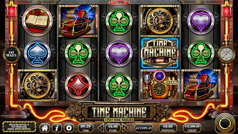Time Machine slot screen 1