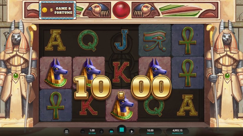 Curse of Ra slot screen 2