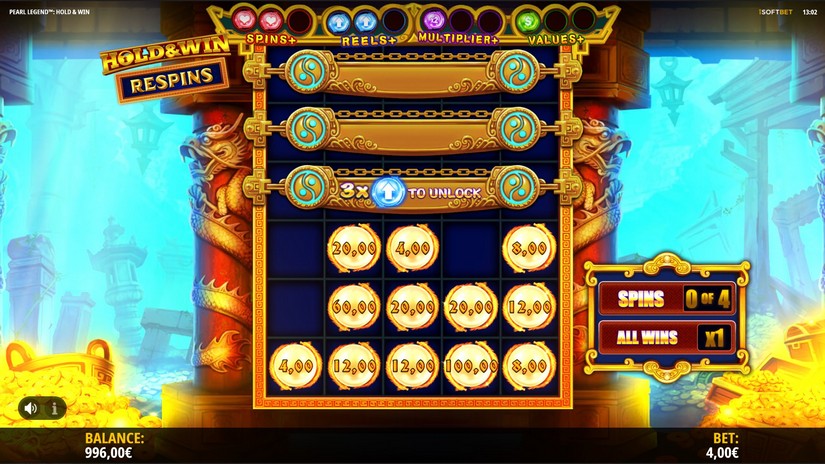 Pearl Legend: Hold&Win slot screen 5