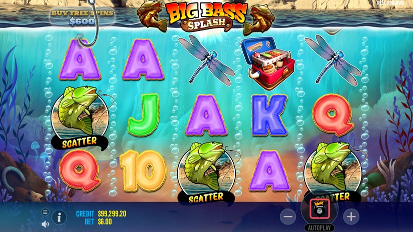 Big Bass Splash slot screen 3