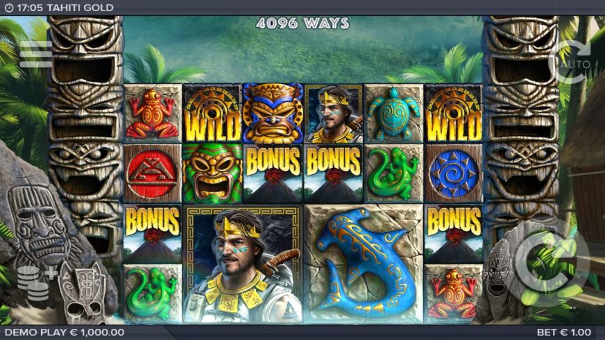 Tahiti Gold slot screen 1