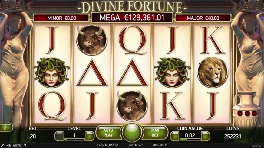 Divine Fortune slot screen 2