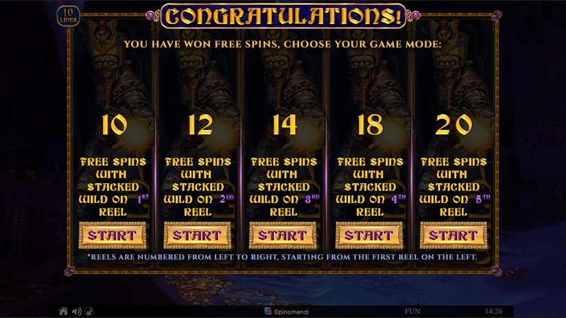 Egyptian Rebirth II slot screen 4