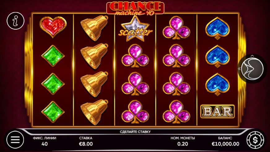 Chance Machine 40 slot screen 1