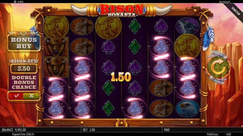 Bison Bonanza slot screen 2