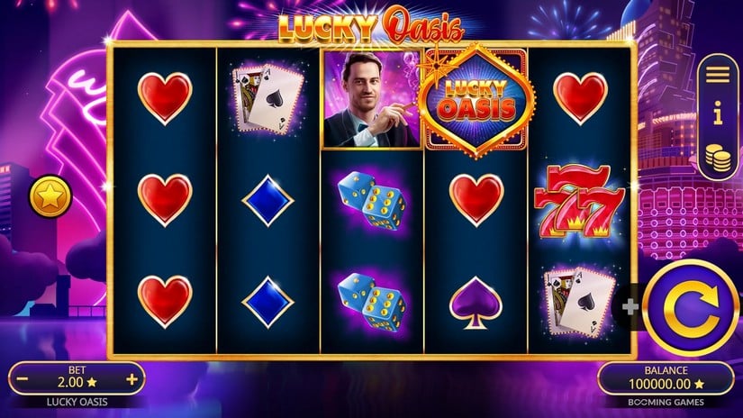 Lucky Oasis slot screen 1