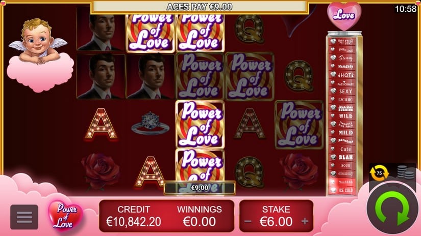 Power of Love slot screen 3