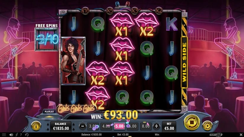 Mötley Crüe slot screen 6