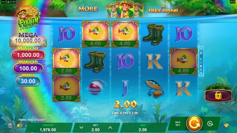 Fishin’ Pots Of Gold slot screen 2