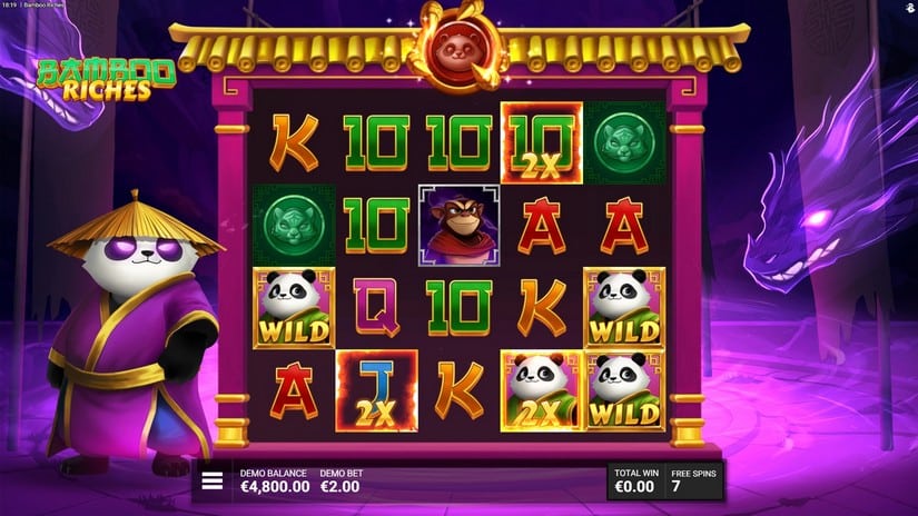Bamboo Riches slot screen 5