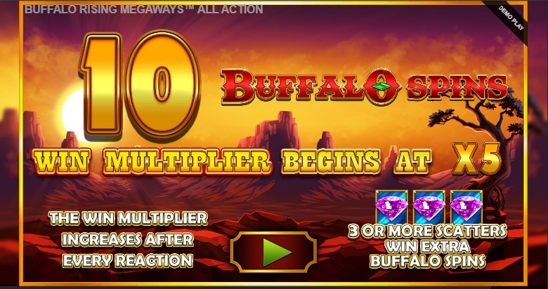 Buffalo Rising Megaways All Action slot screen 3