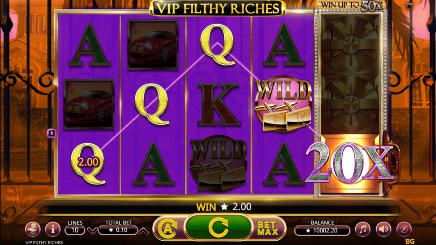 VIP Filthy Riches slot screen 3
