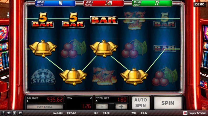 Super 12 Stars slot screen 2