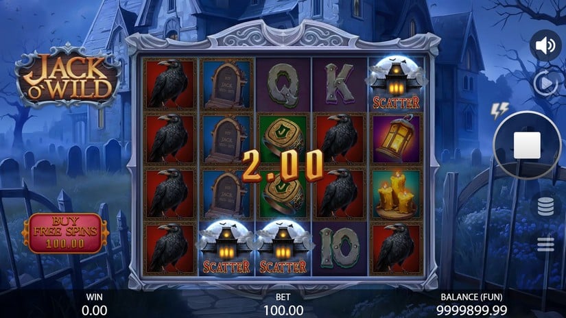 Jack O’Wild slot screen 2