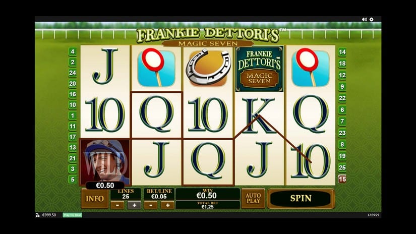 Frankie Dettoris Magic Seven slot screen 3