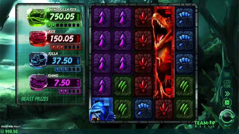 Rhino Rilla Rex slot screen 1