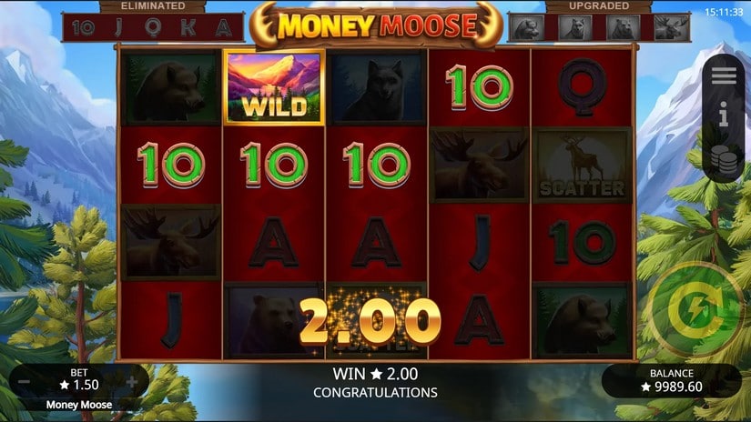 Money Moose slot screen 2