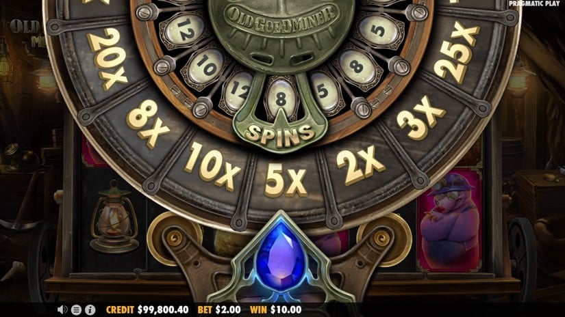 Old Gold Miner Megaways slot screen 4