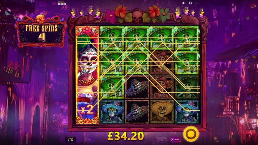 Los Muertos Locos slot screen 5