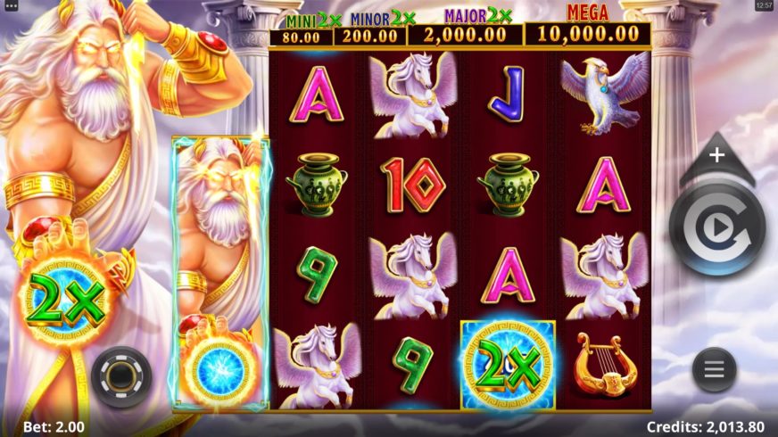 Wild Link Zeus slot screen 6