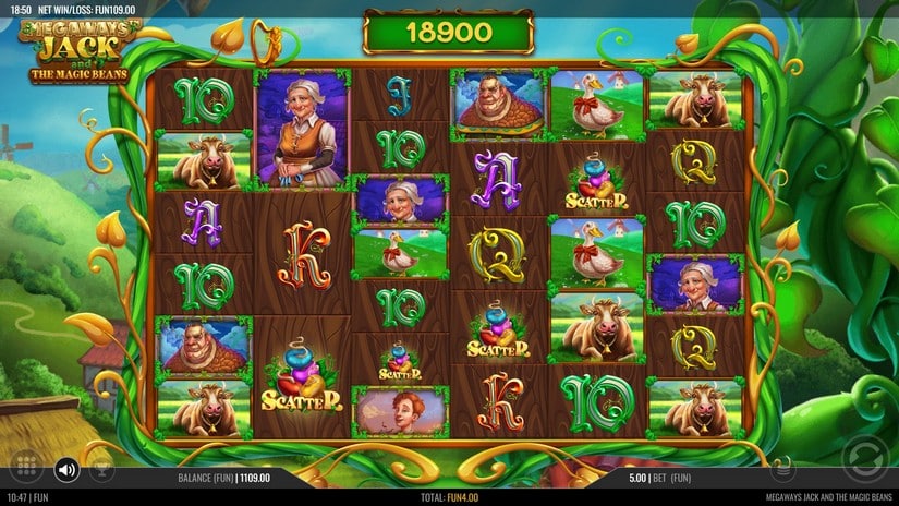 Megaways Jack and The Magic Beans slot screen 4