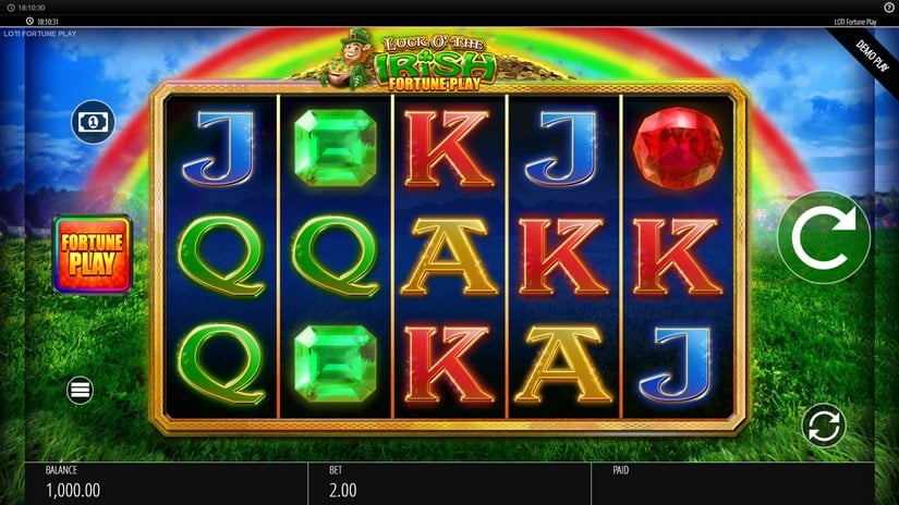 Luck O The Irish Fortune Play slot screen 1