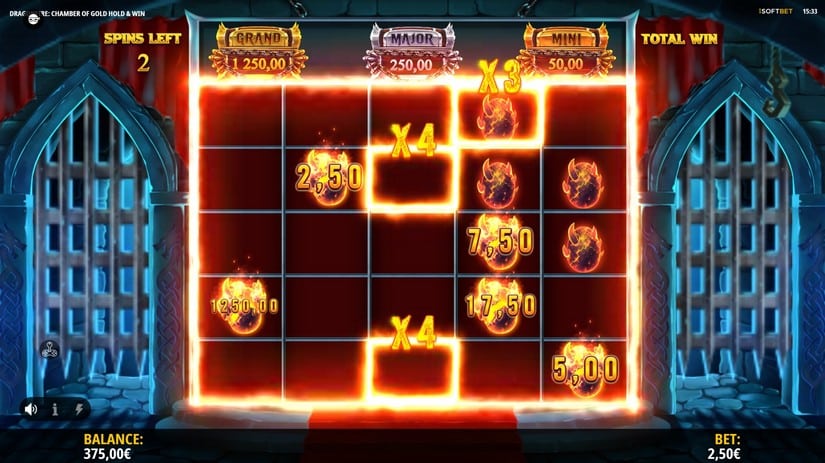 Dragonfire Chamber of Gold slot screen 5